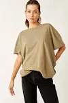 Free People Nina Tee - Olive Stone L