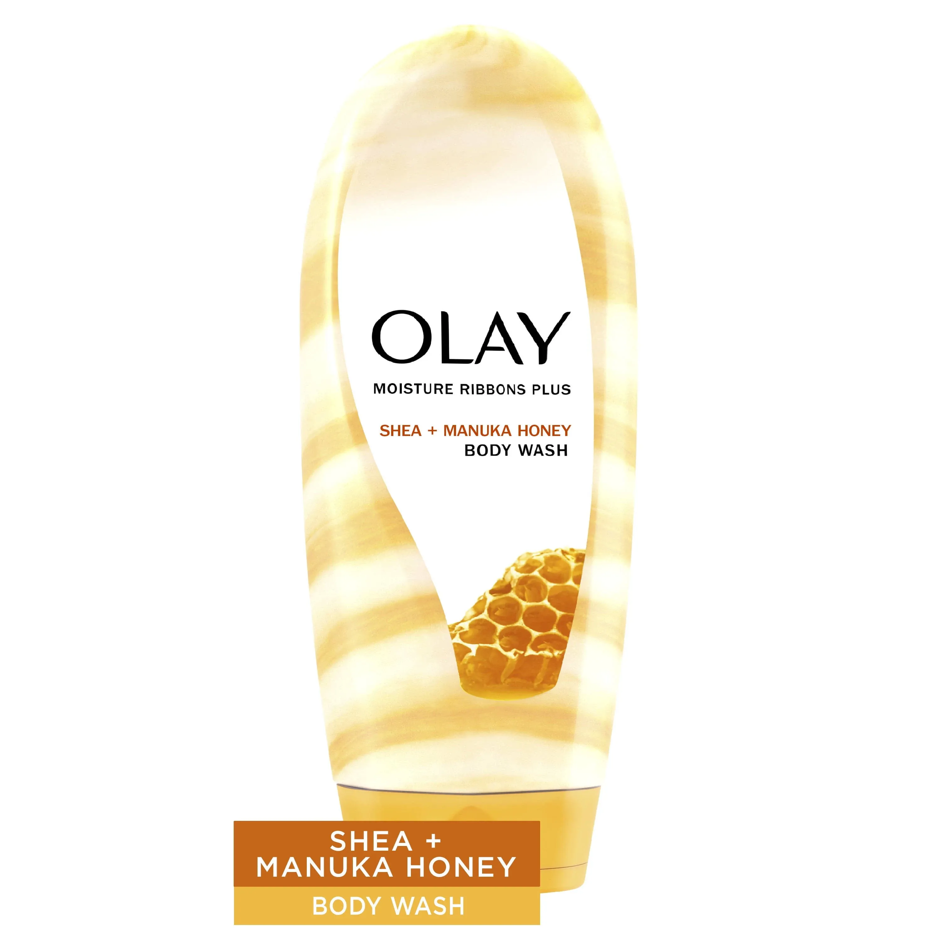 Olay Moisture Ribbons Plus Shea Body Wash + Manuka Honey 18 oz.