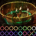 LED Trampoline Lights,Remote Control Trampoline Rim LED Light for 12ft Trampoline ...