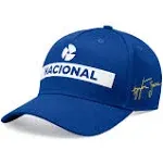 Ayrton Senna Nacional Hat with Gift Bag Blue