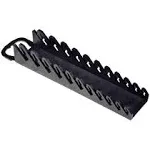 Ernst Manufacturing Gripper Stubby Wrench Organizer 11 Tool Black