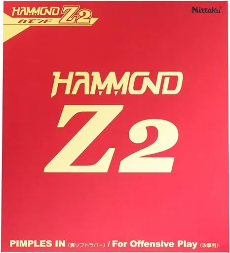 Nittaku [HAMMOND Z2] Table Tennis Rubber | Nishohi Japan