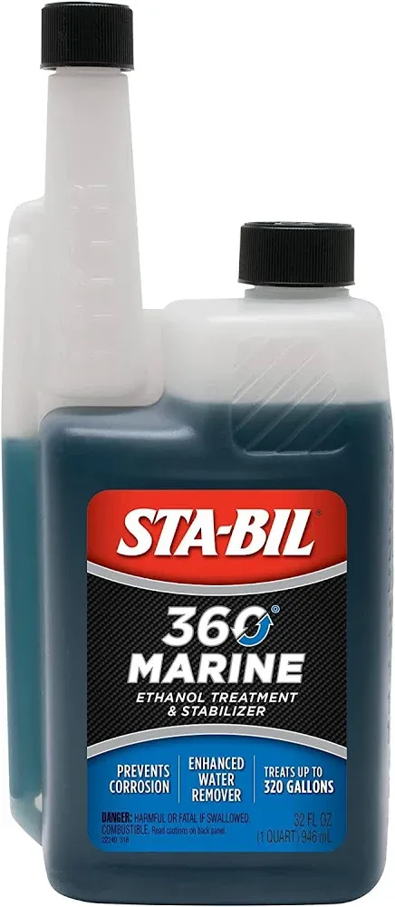 STA-BIL 360 Marine 32oz - Ethanol Treatment &amp; Fuel System Cleaner - Boat Jet Ski