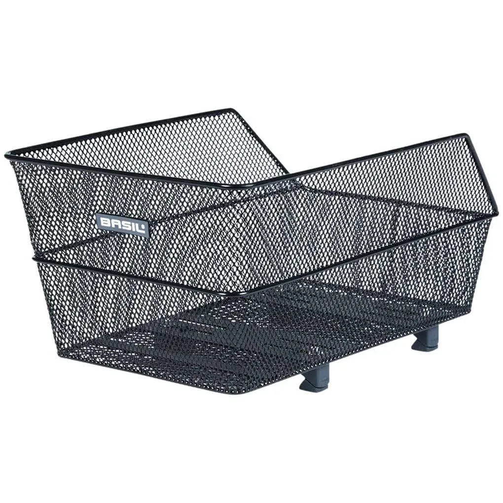 Basil Cento WSL Rear Basket - Black