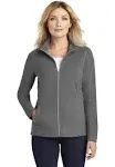 Port Authority L223 Ladies Microfleece Jacket - Black - L