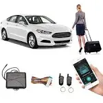 Giordon Old Car Upgrade Keyless Entry Close Windows Open Trunk Automatically, 3 Ways Lock/Unlock The Car- Shaking Phone/app Control/phone Sensor, Key