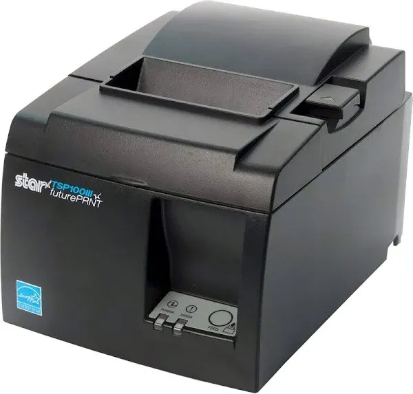 Star TSP143IIILAN Thermal Printer - Gray, Ethernet with 2 Year Warranty