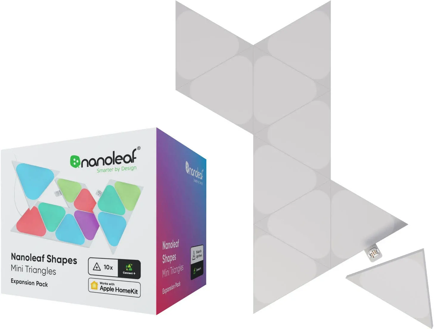 Nanoleaf Shapes 10 Mini Triangles Expansion Pack