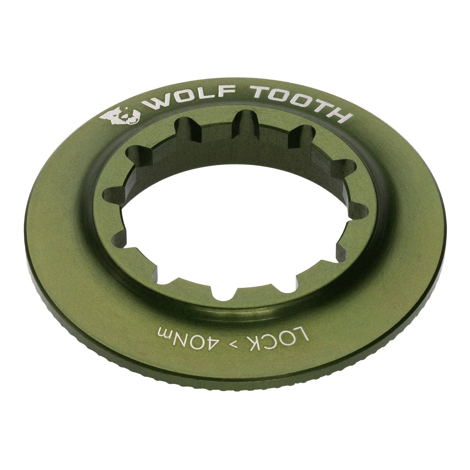 Wolf Tooth Centerlock Rotor Lockring – Internal Spline Gold