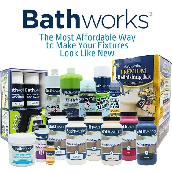 Bathworks 20-oz. DIY Bathtub Refinishing Kit- Bone