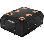 Smashier 15 Cubic Foot Waterproof Car Rooftop Cargo Carrier Bag, Black