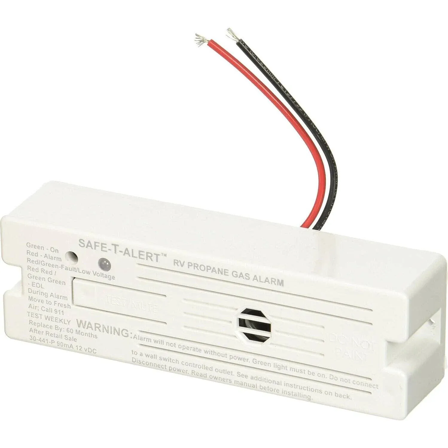 MTI Industries 30-441-P-WT Alarm-12v Surface Mount LP White