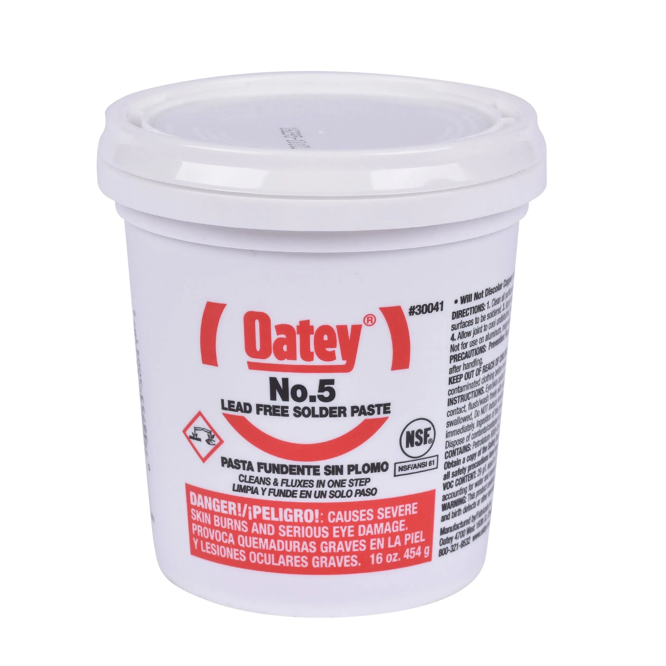 Oatey 30041 16 oz. No. 5 Paste Flux