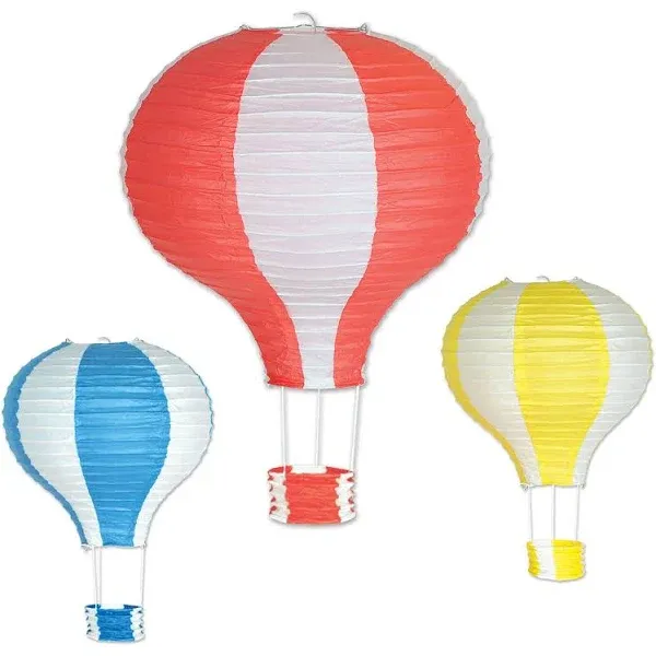 Beistle Hot Air Balloon Paper Lanterns