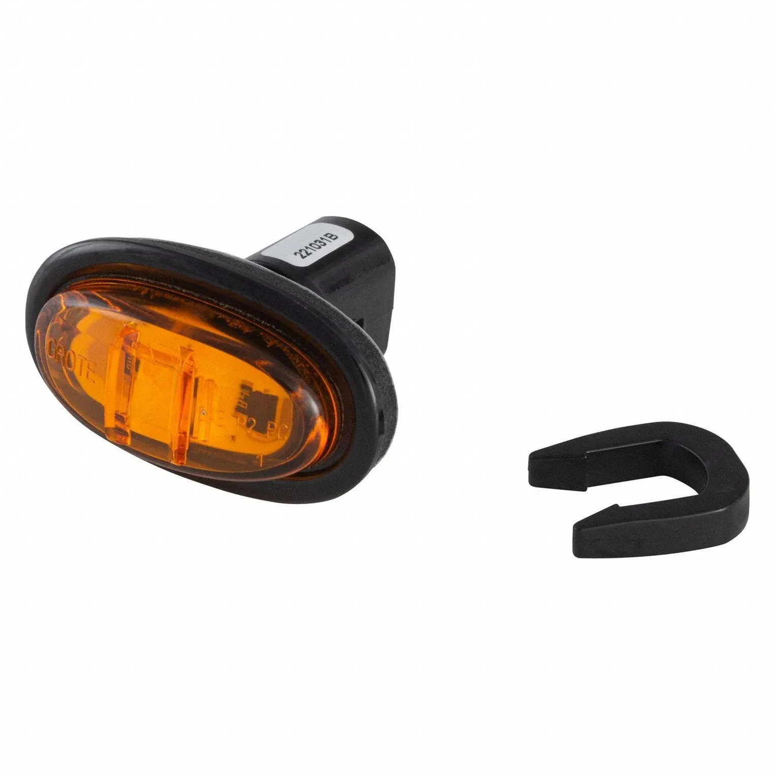 Grote 45303 MicroNova LED Clearance Marker Light with Hardshell - Amber