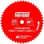 Diablo 7-1/4 in. x 48 Tooth Steel Demon Saw Blade D0748CFX