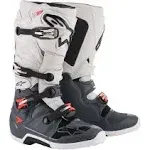 Alpinestars 2012014-930-8 Unisex-Adult Tech 7 Boots Darkgry/Lghtgry/Red (Multi, one_size)