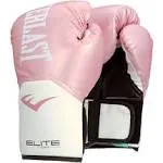 Everlast Elite Pro Style Training Gloves, Pink/White, 8 oz