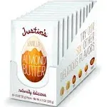 JUSTIN'S Gluten-Free Vanilla Almond Butter 1.15 oz Squeeze Pack, (Pack of 10)