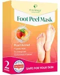 Foot Peel Mask - Peach Feet Peeling Mask 2 Pack - Dermatologically Tested