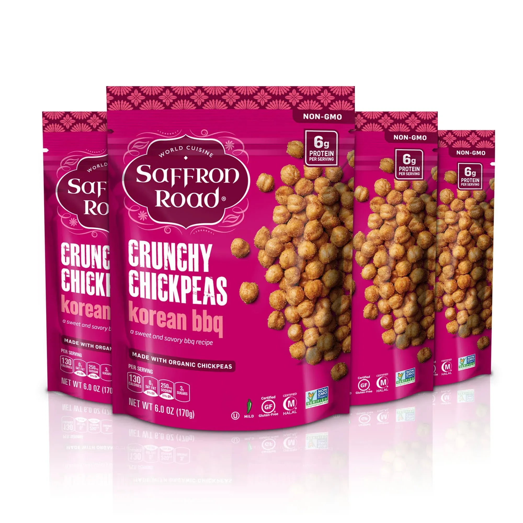 Saffron Road Korean BBQ Crunchy Chickpeas