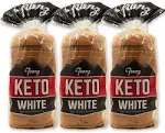 Keto Bread, 0 Zero Net Carbs per Serving, 3 Loaves for Your Keto Diet