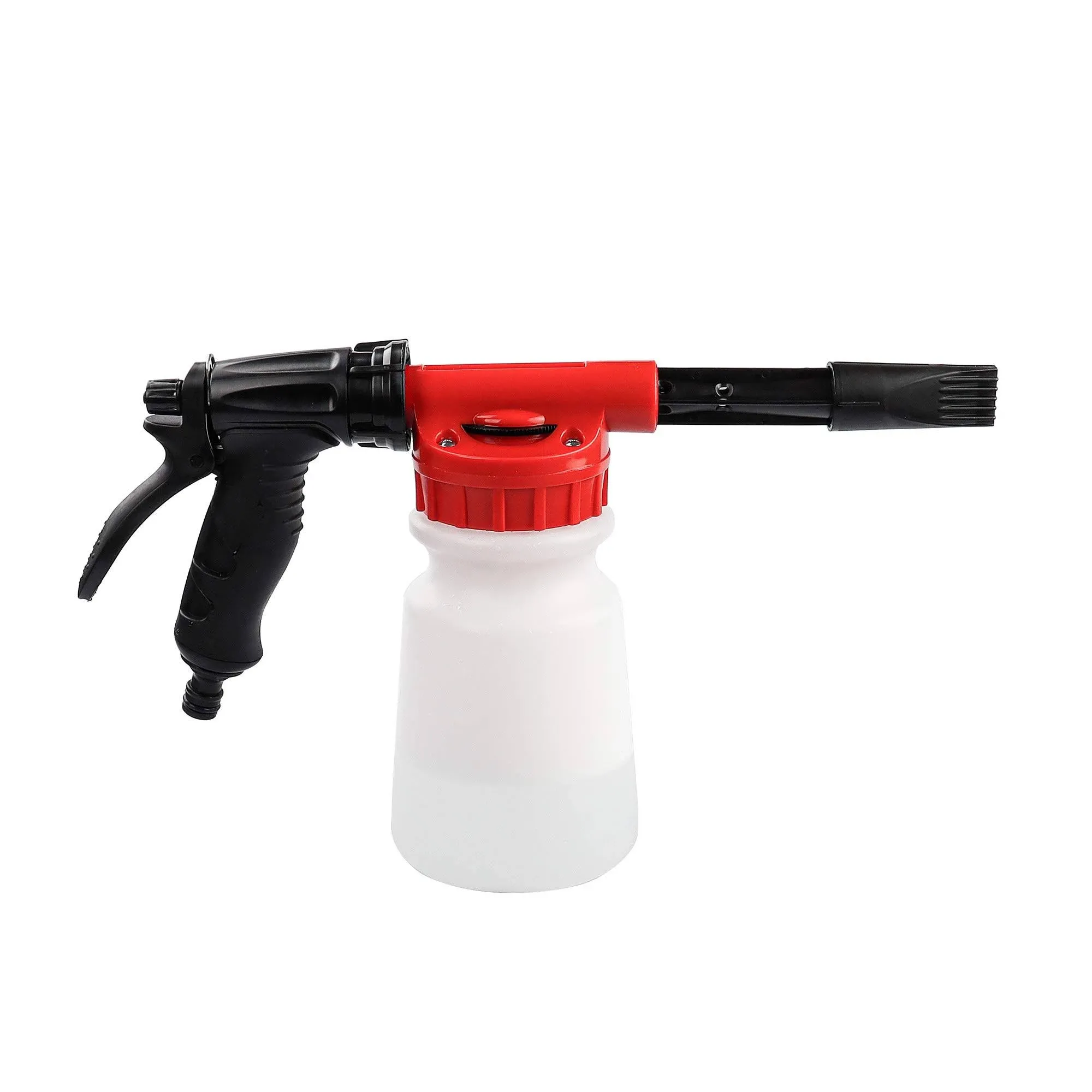 Foam Cannon for Garden Hose，Adjustment Ratio Dial Foam Gun,Car Wash Soap Spray Foamer Red