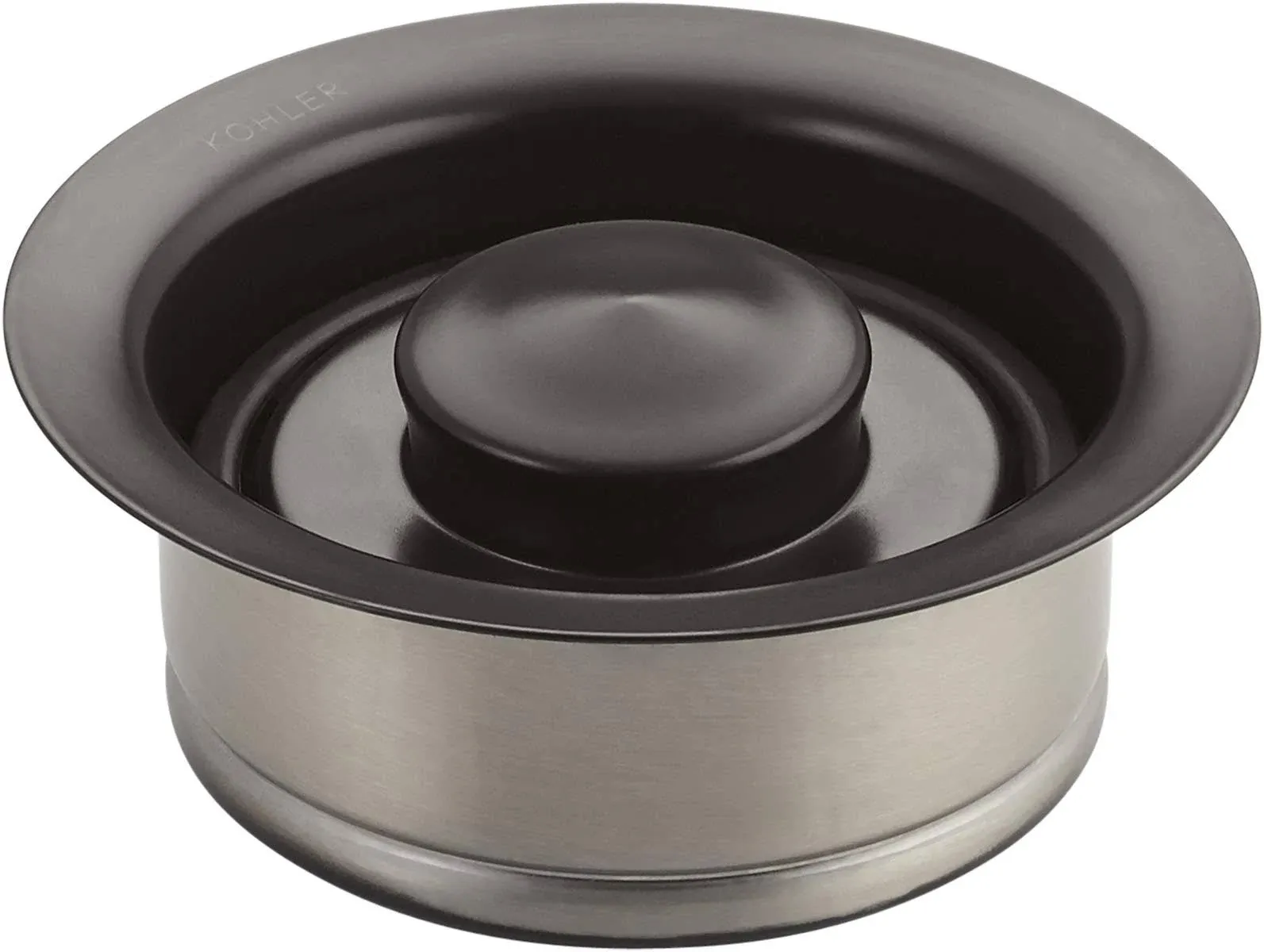 Kohler K-11352-BL Disposal Flange with Stopper Matte Black