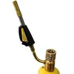 QWORK Turbo Torch Tips, Torch Swirl, MAP-Pro/LP Gas, Self Lighting, Gas Self Ignition Turbo Torch Regulator Brazing Soldering Welding Plumbing Gun