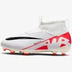 Nike Kids Zoom Mercurial Superfly 9 Academy FG/MG White/Red, 1