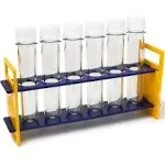 Steve Spangler Science Steve Spangler's Large Plastic Test Tubes & Rack, 6 ...