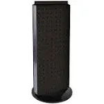 Azar 8" 2-Sided Revolving Pegboard Counter Unit, Black (700508-BLK)