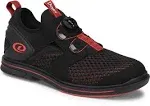 Dexter Pro BOA Mens Bowling Shoes Black/Red Right Hand WIDE