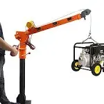 Rock-Hulk 1100lb Folding Truck-Mounted Bed Crane Hoist Lift Pickup Electric W...