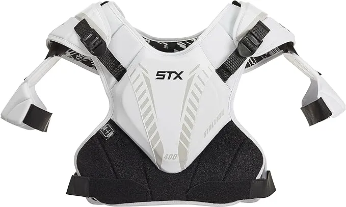 STX Lacrosse Stallion 400 Shoulder Pad Large, White