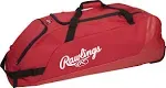 Rawlings | Workhorse Wheeled Equipment Bag | Baseball & Softball | Multiple Styles