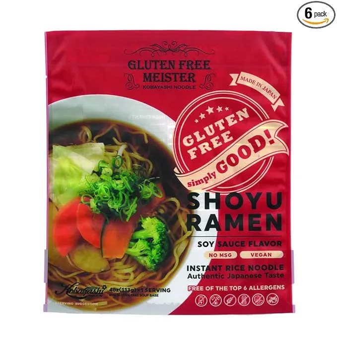 Gluten Free Meister Japanese Shoyu Ramen 6pk (Vegan)