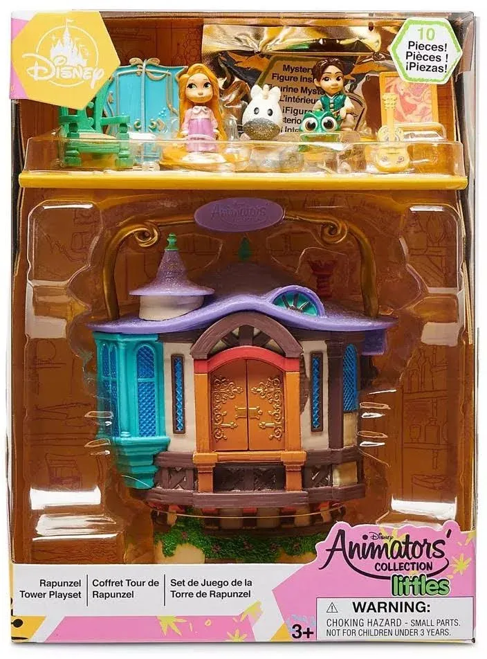 Disney Tangled Littles Animators' Collection Rapunzel Tower Exclusive Micro Playset