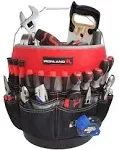 IRONLAND 5-Gallon Bucket Tool Organizer 51 Pockets (10 Inside, 41 Outside)