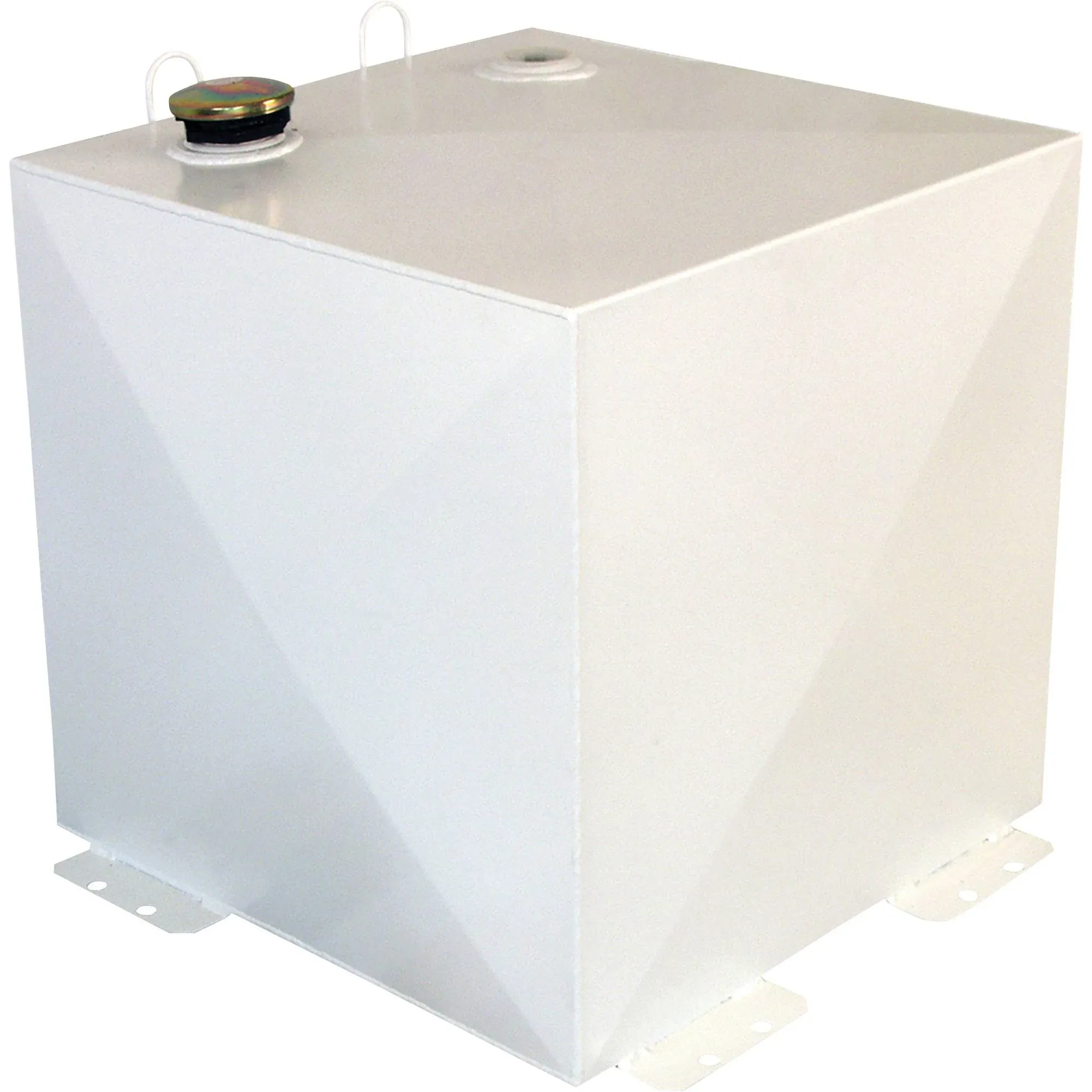 Better Built Batter Built Steel Transfer Tank 50 Gallon Square White