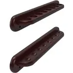 Viper Traditional 8 Cue Wall Cue Rack - Mahogany