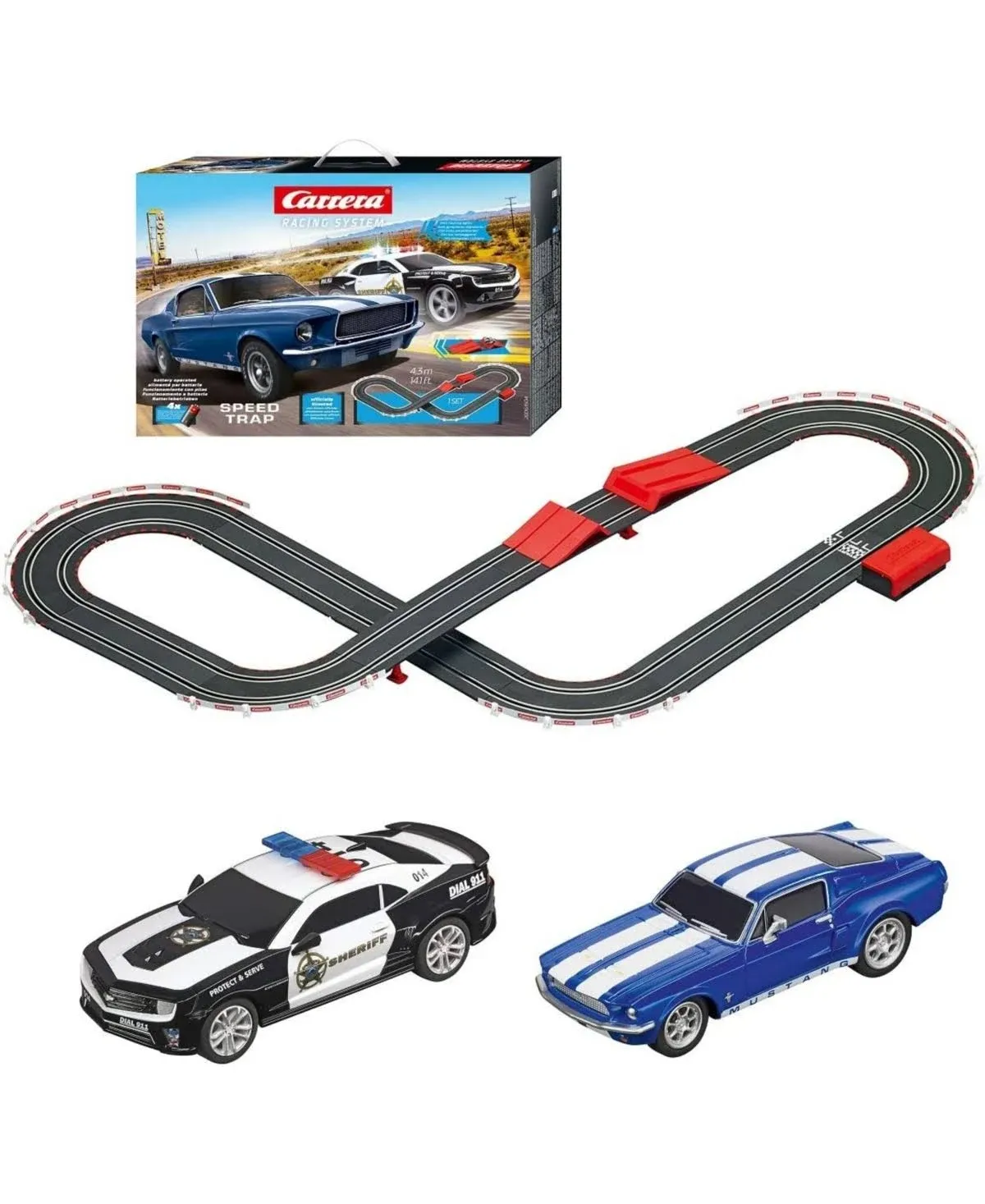 Carrera GO!!! Battery Operated 1:43 Scale Slot Car Racing Set - Minions Kart Racing