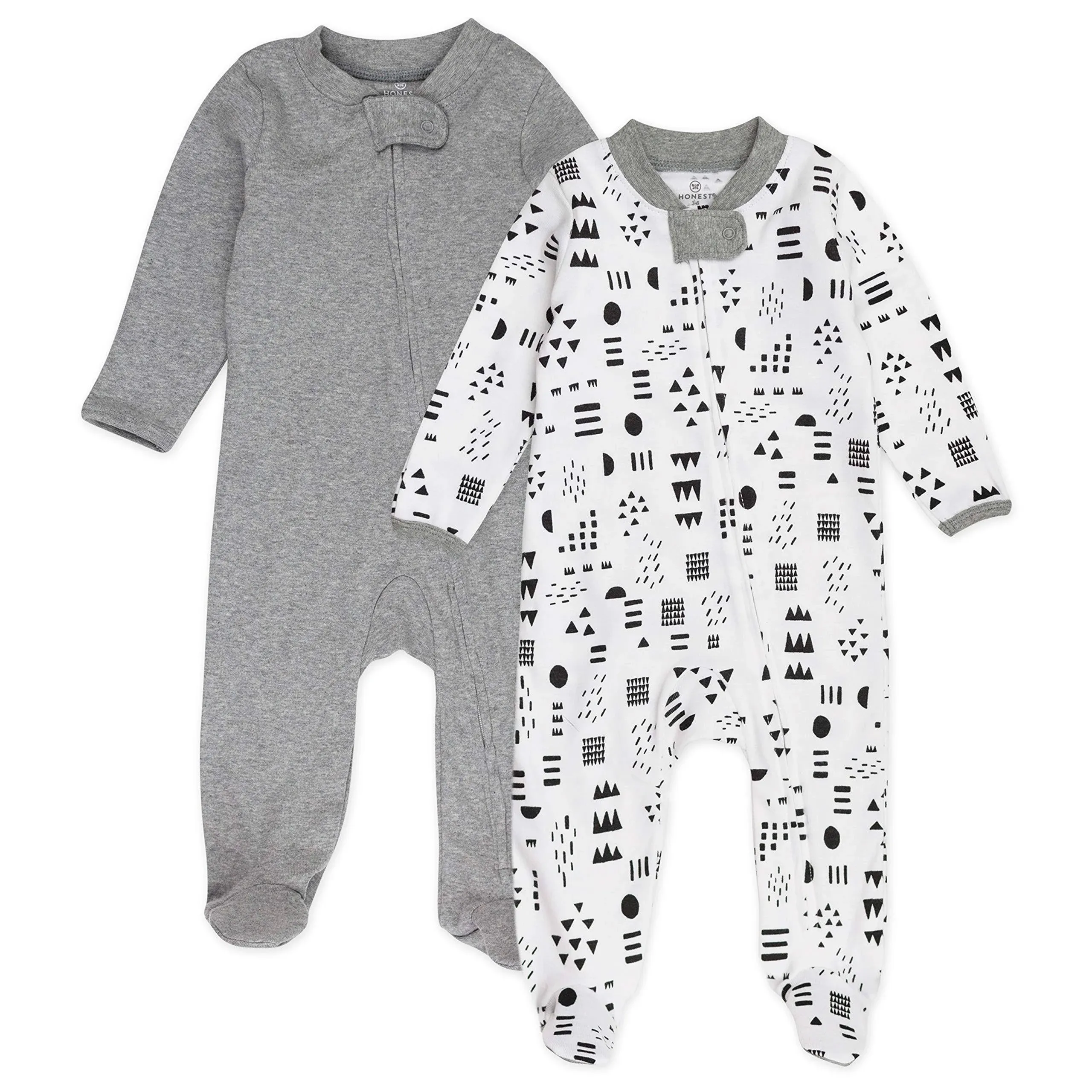 2-Pack Organic Cotton Sleep & Plays Pattern Play / NB