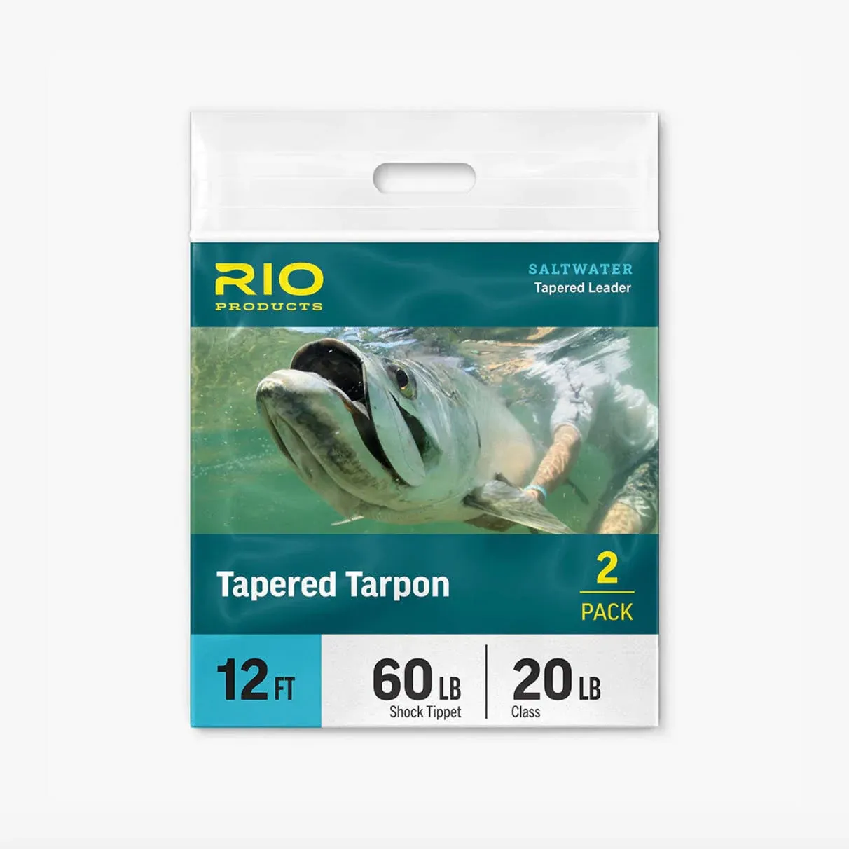 Rio Tarpon Tapered Leader - 12Ft - 2 Pack