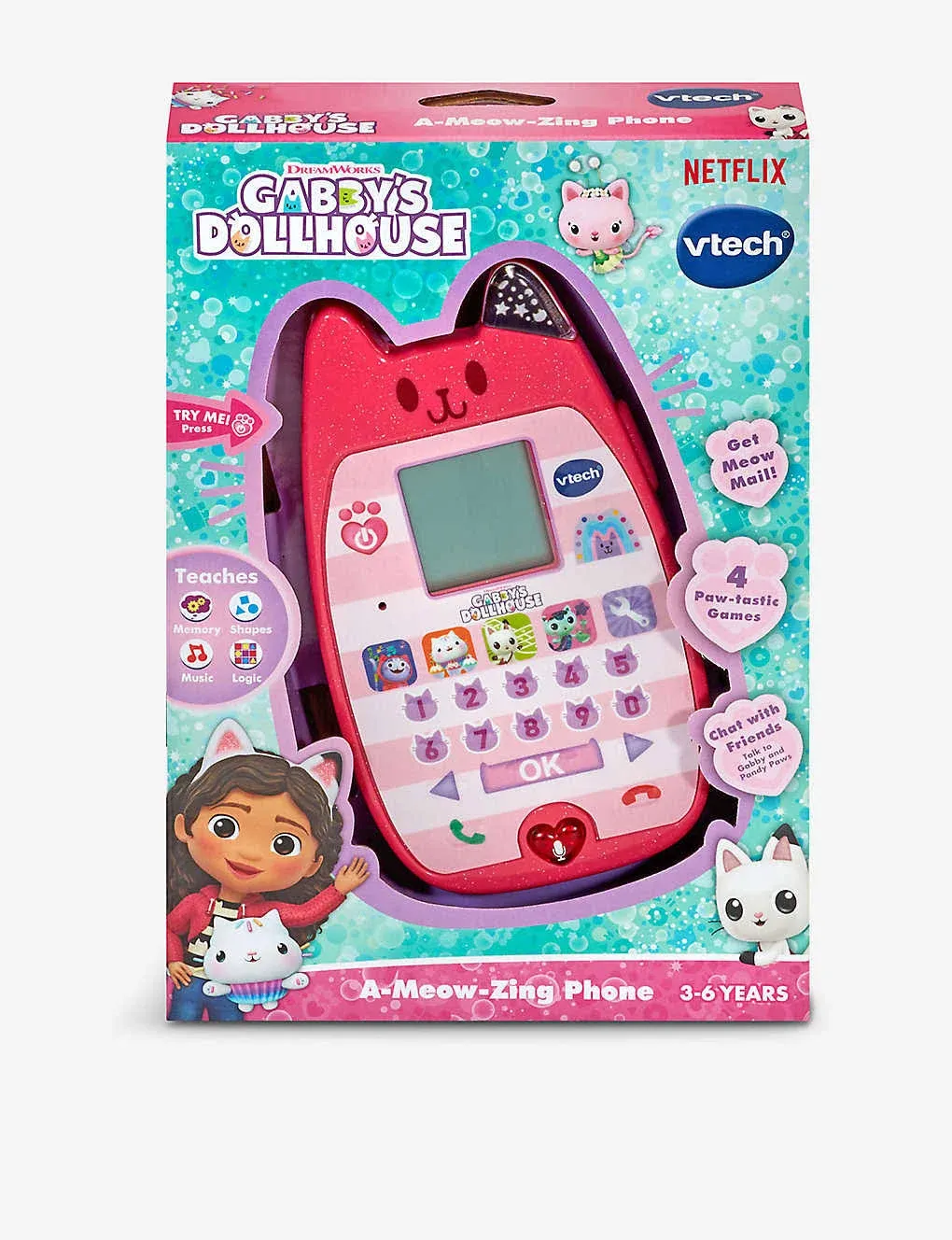 Vtech Gabby's Dollhouse A Meow-Zing Phone