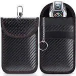 Faraday Bag for Key Fob(2 Pack), Cage Protector, Car RFID Signal Blocking Key...