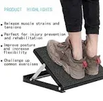 WL Professional Steel Calf Stretcher, Adjustable Ankle Incline Board and Stretch Board, Slant Board with Full Non-Slip Surface, 16" x 14", 4