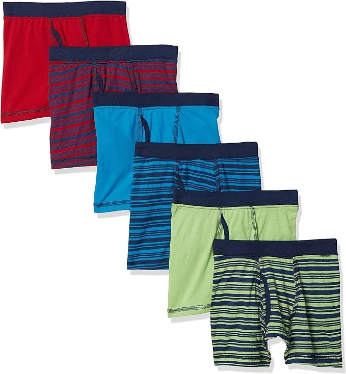 Hanes Boys' Toddler Boxer Brief (Assorted Prints & Solids) Men's Underwear