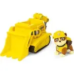 Paw Patrol, Rubble’s Bulldozer Vehicle with Collectible Figure, for Kids Aged 3 and Up