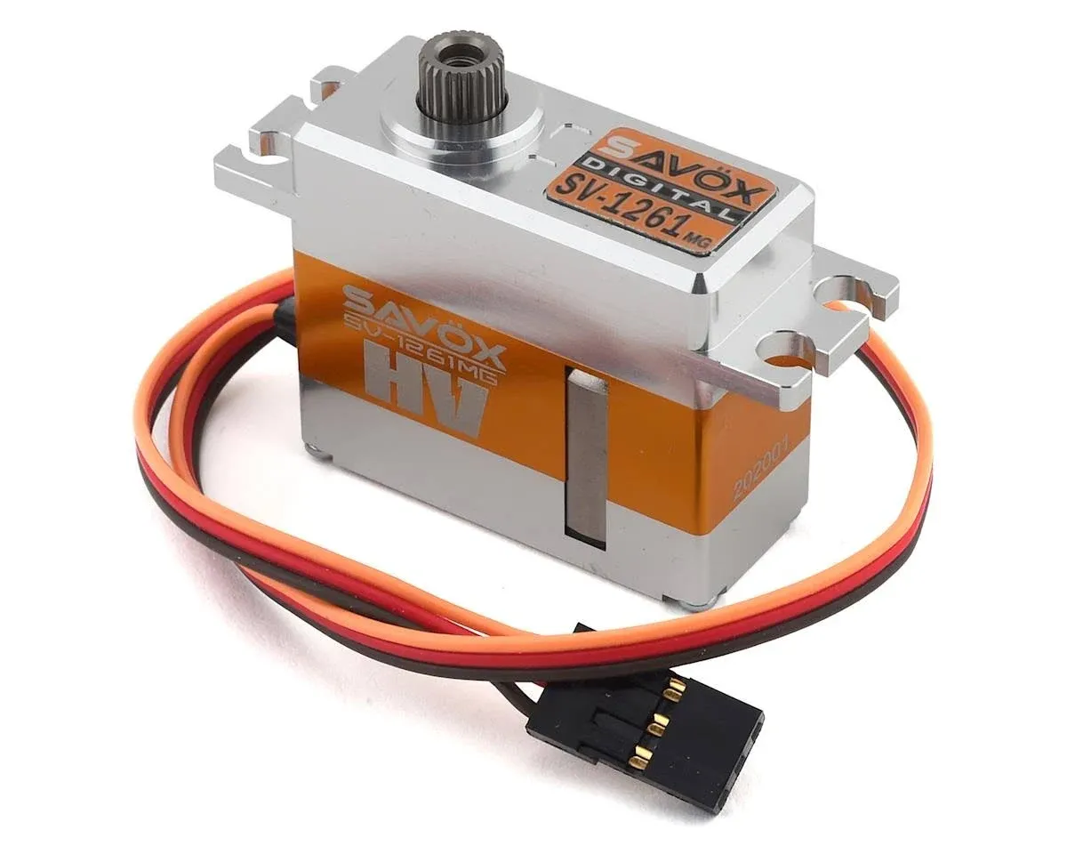 Savox SV1261MG Mini Hi Torque High Voltage Digital Servo 0.095sec / 277oz @ 7.4V